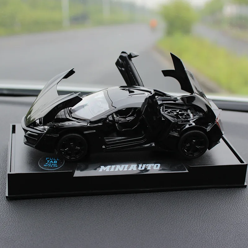 Украшение автомобиля 1:32 Сплав спортивный автомобиль литье модели интерьера роскошные украшения костюм для детей подарок украшения аксессуары