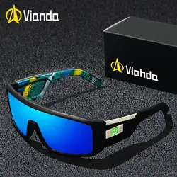 Viahda Брендовая Дизайнерская обувь 2019 Новый Для мужчин солнцезащитные очки Вождение точки UV400 защиты солнцезащитных очков, gafas-де-сол