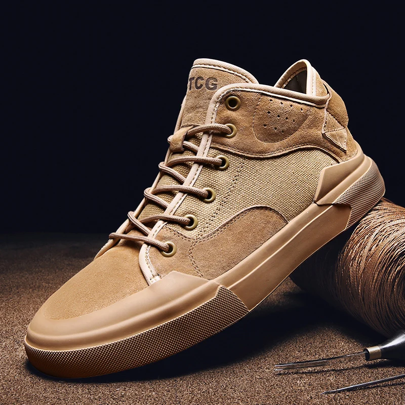 

Quality Suede Leather Shoes For Men Denim Hand Sewing Mens Casual Shoes Luxury Classic Canvas Shoes Men Sneakers zapatos hombre