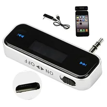 3,5 мм авто радио передатчики для мобильного телефона и музыкальных плееров fm-радиопередатчик для автомобиля