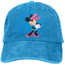 Ковбойские бейсболки унисекс с Минни Маус, шляпы для папы темно-синего цвета