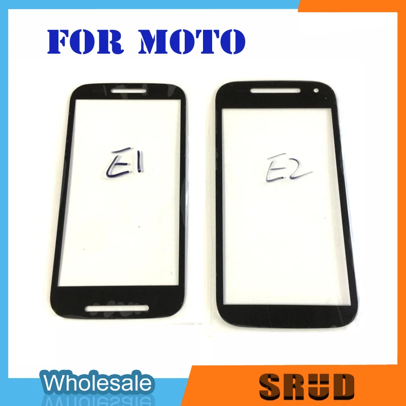10 шт./лот, ЖК-экран, внешнее стекло для Motorola Moto E E1 E2 XT1527 1511 1505 1524 с OCA ламинированным