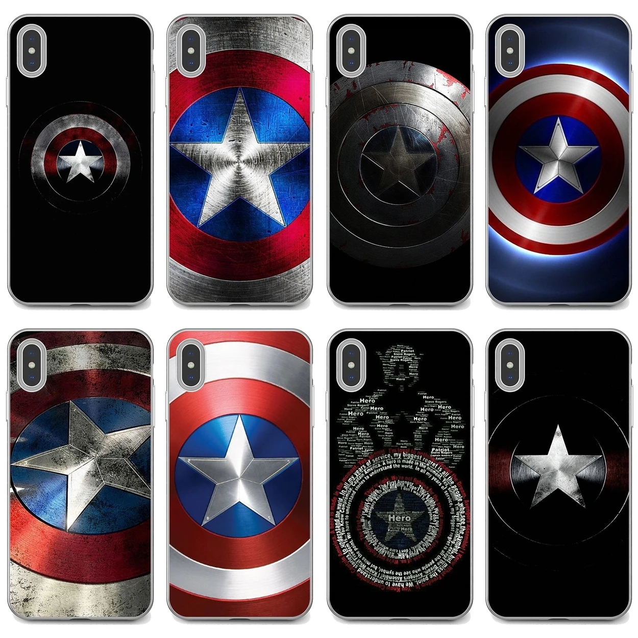 Силиконовый чехол Captain-America-Shield для Huawei P30 P40 P20 P7 P8 P9 P10 Lite Plus Pro 2015 2016 2017 Mini |