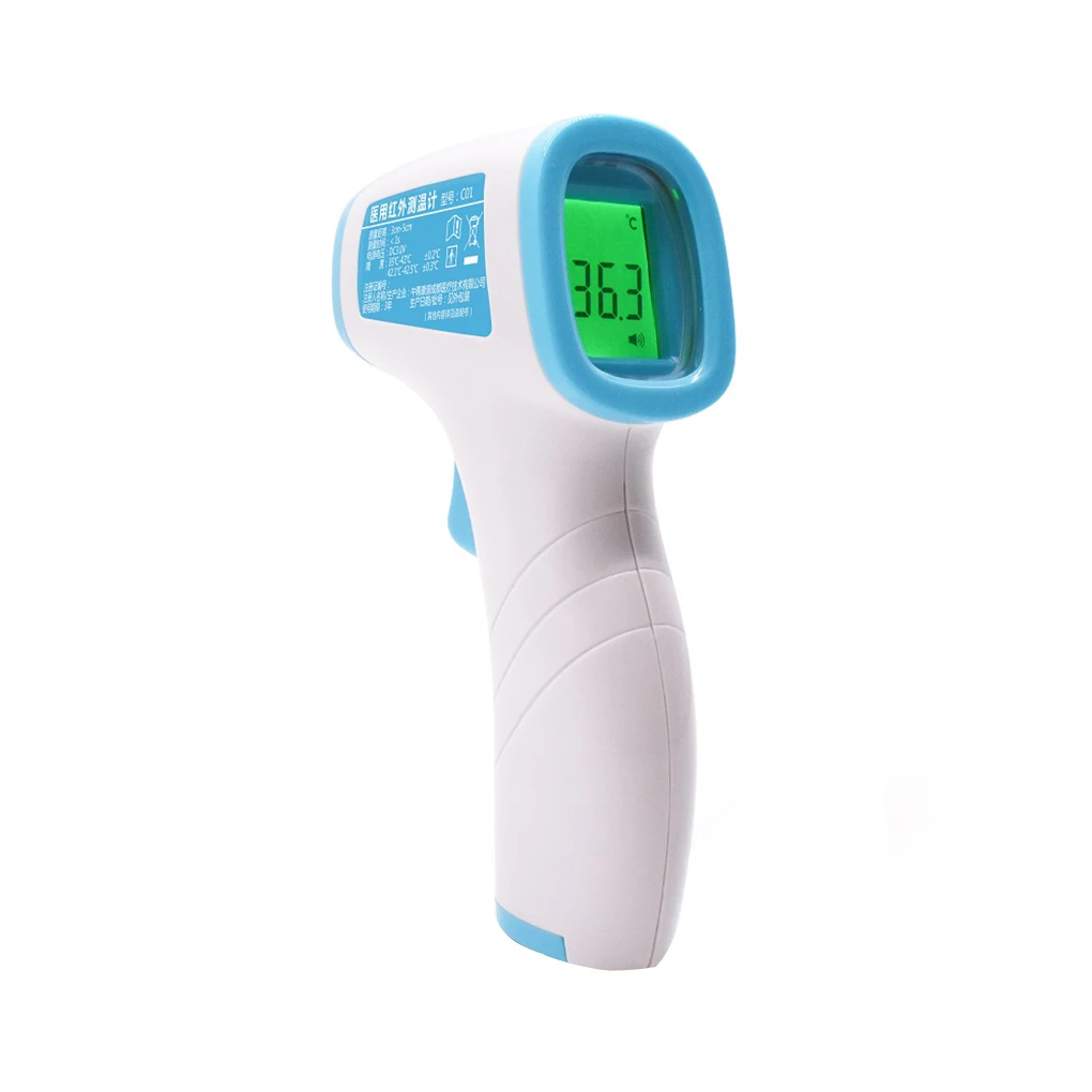 

Forehead Infrared Non-contact Digital Thermometer LCD Screen Display Body Temperature Measuring Tool