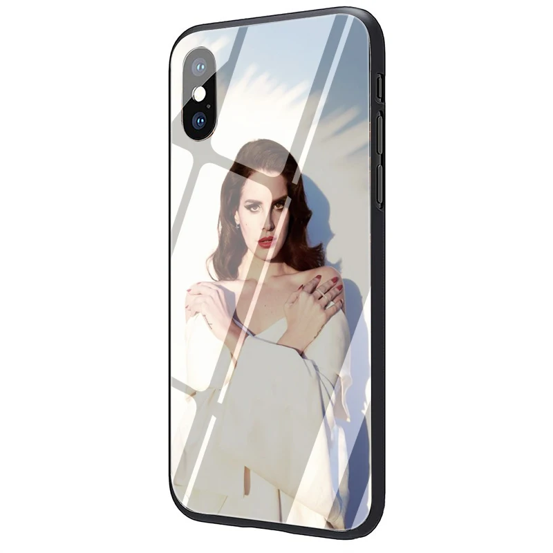 G6 EWAU Lana Del Rey чехол из закаленного стекла для телефона для iphone 5 5s SE 6 6s 7 8 plus X XR XS 11 Pro Max - Цвет: G6