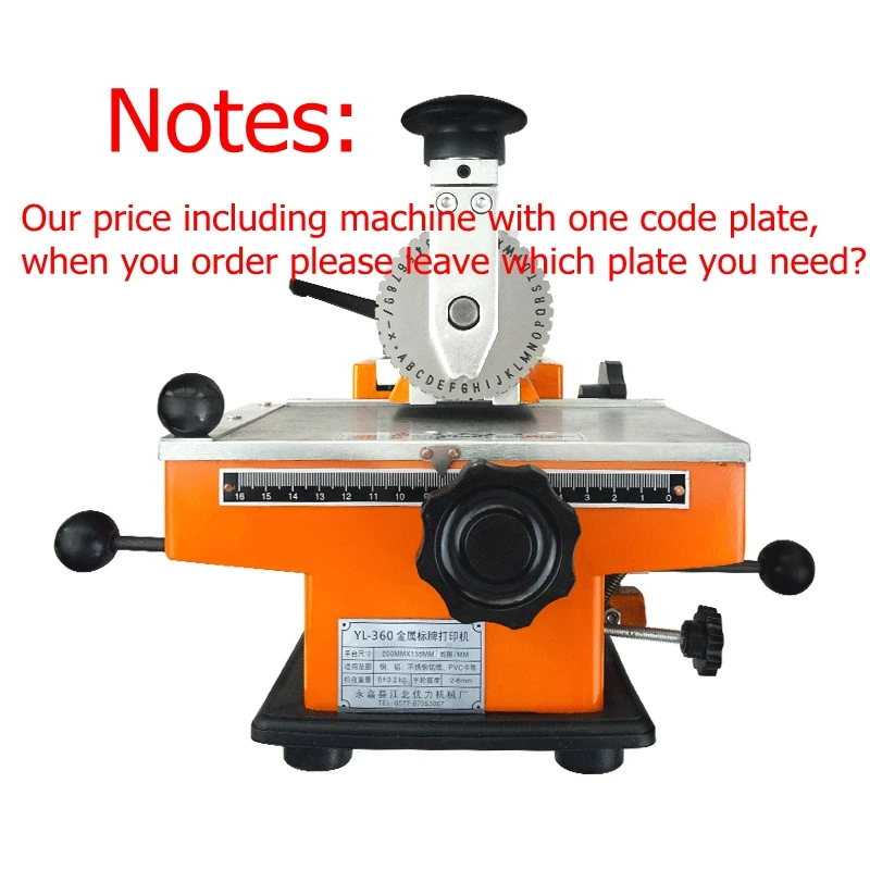 

Nameplate Manual Marking Machine Aluminum Plate Pressing Coding Steel Stamping Machine Small Semi-automatic Metal Sign Printer