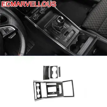

Auto Control System Gear Panel Automobile Modified Chromium Car Styling Sticker Strip Bright Sequins 16 17 18 FOR Skoda Superb