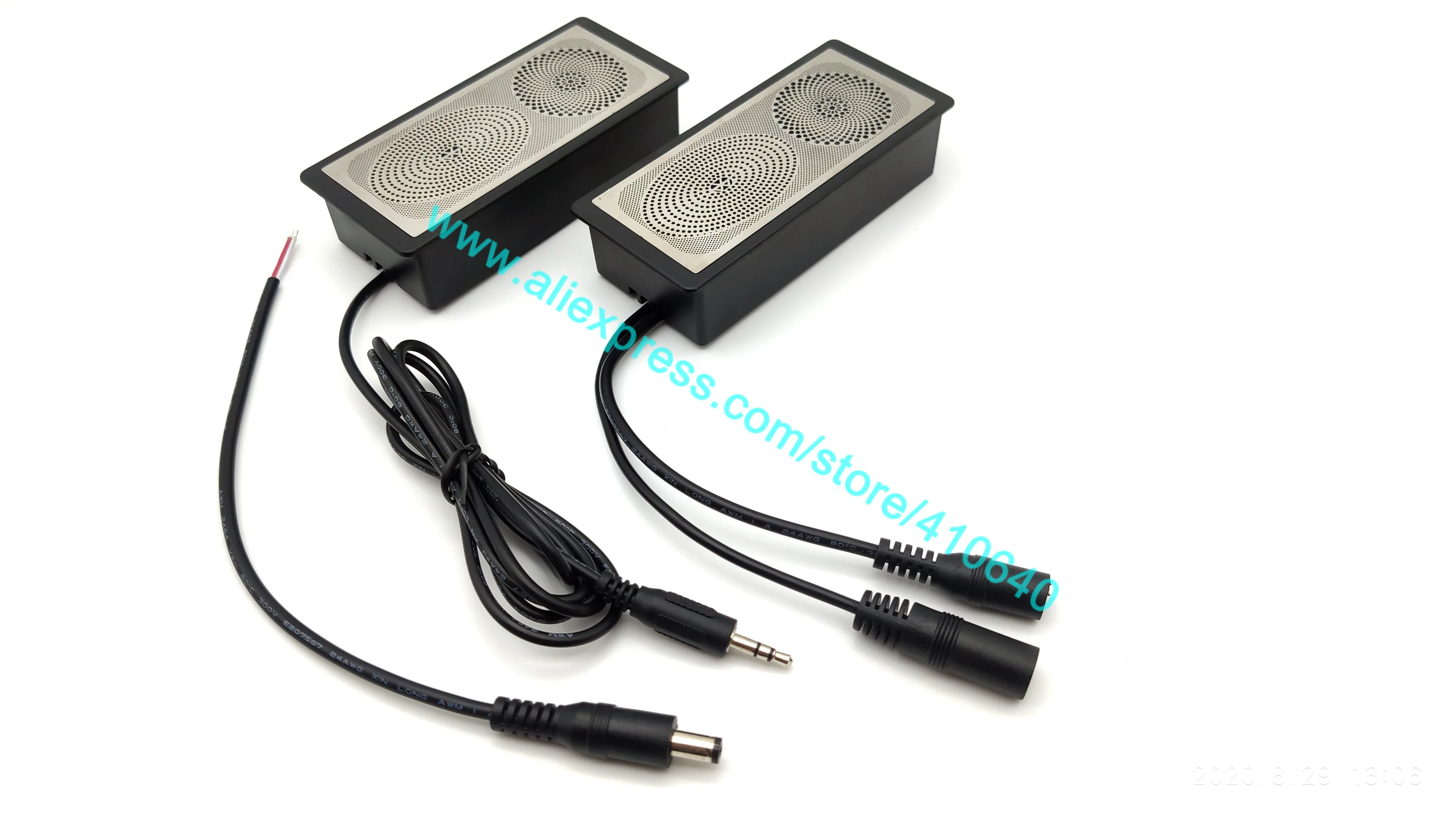 DC 12 to 24V Bluetooth-compatible Speaker IP44 Water Proof Perfect 3D Heavy Bass Sound Speaker Mini Size for Bathroom or others