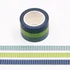 3 pcs/lot Color grid  Washi Tape set Adhesive Tape DIY Scrapbooking Sticker Label Japanese Masking tape ► Photo 3/5