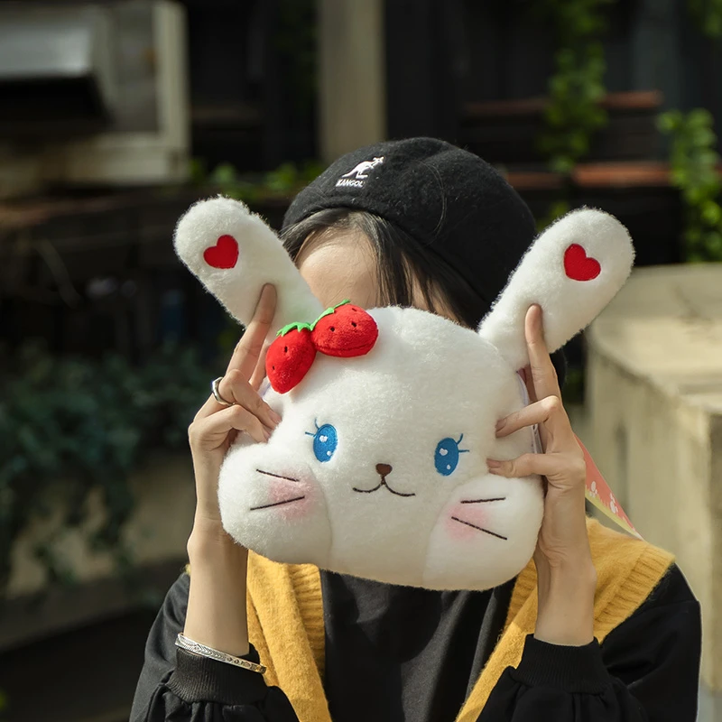 ラブリーぬいぐるみ愛イチゴウサギのメッセンジャーバッグ原宿ソフトガールかわいいアニメショルダーバッグ甘いロリータ漫画バニーバッグ Aliexpress ラブリーぬいぐるみ愛イチゴウサギのメッセンジャーバッグ原宿ソフトガールかわいいアニメショルダーバッグ甘いロリータ漫画バニーバッグ Aliexpress