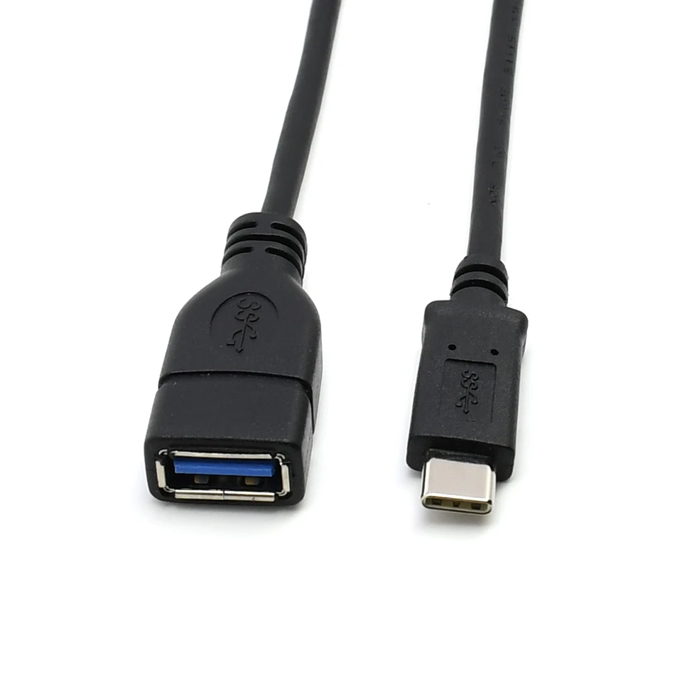 USB Type-C USB-C OTG Cable USB3.1 Male To USB3.0 Type-A Female Adapter Cord 1M E - Foto 5