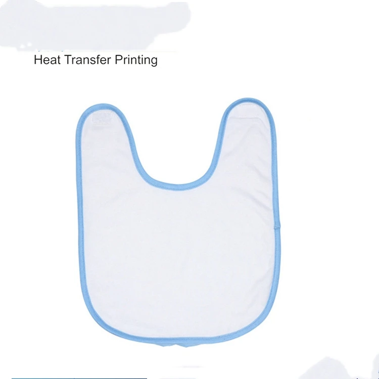 New sublimation blank Children's bib polyester towel saliva bib blank personalized consumables 10pcs/lot wholesale