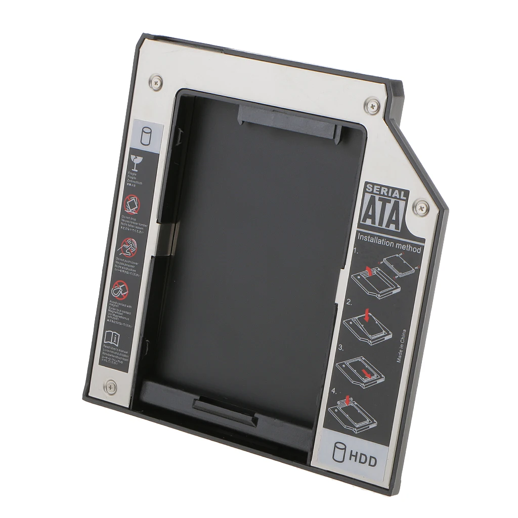 SATA 2nd 2 5 ''жесткий диск Caddy для ThinkPad T400 T500 R400 с 4 винтами|Боксы дисководов| |