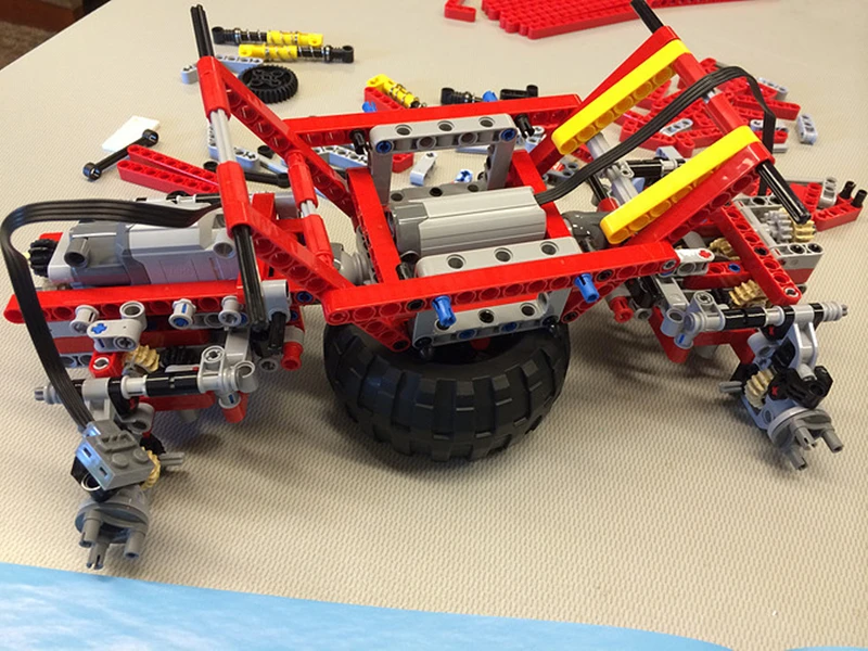 Lepinblocks 20011 4x4 гусеничный эксклюзивный выпуск technic гоночный автомобиль модель совместима с 41999 строительные блоки кирпичи игрушка подарок