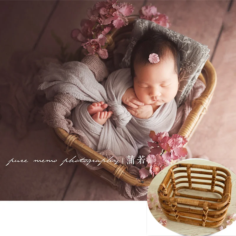 Chair Basket Fotografie-Accessories Photography-Props Studio Handmade Newborn Baby Bed