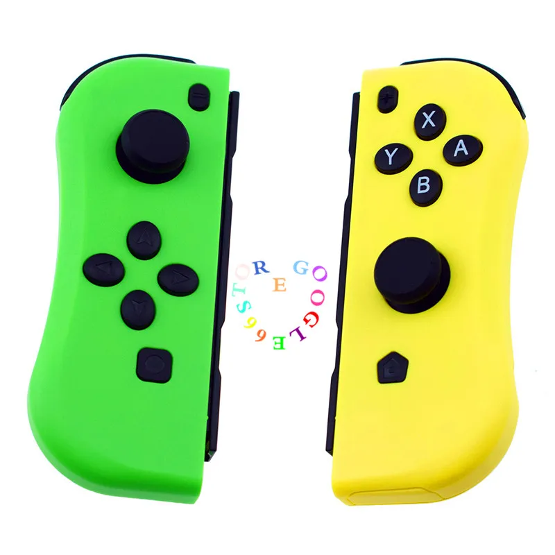 Беспроводной Bluetooth левый и правый игровой контроллер Joy-con, геймпад для Nintendo Switch NS Joycon, игра для Nintendo Switch Console - Цвет: yellow green