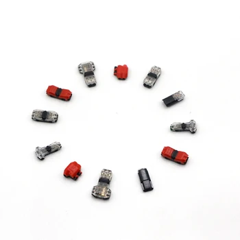 

20PCS I T type 1pin/2pin Scotch Lock Quick Splice Wire Connectors for Terminals Crimp Electrical Car Audio 24-18AWG Wire Set