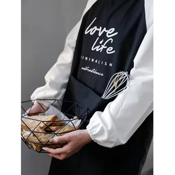 

Long Sleeve Apron Full Body Cover Antifouling Clothes Hotel Milk Tea Shop House Cleaning Products Kitchen Housework Overalls