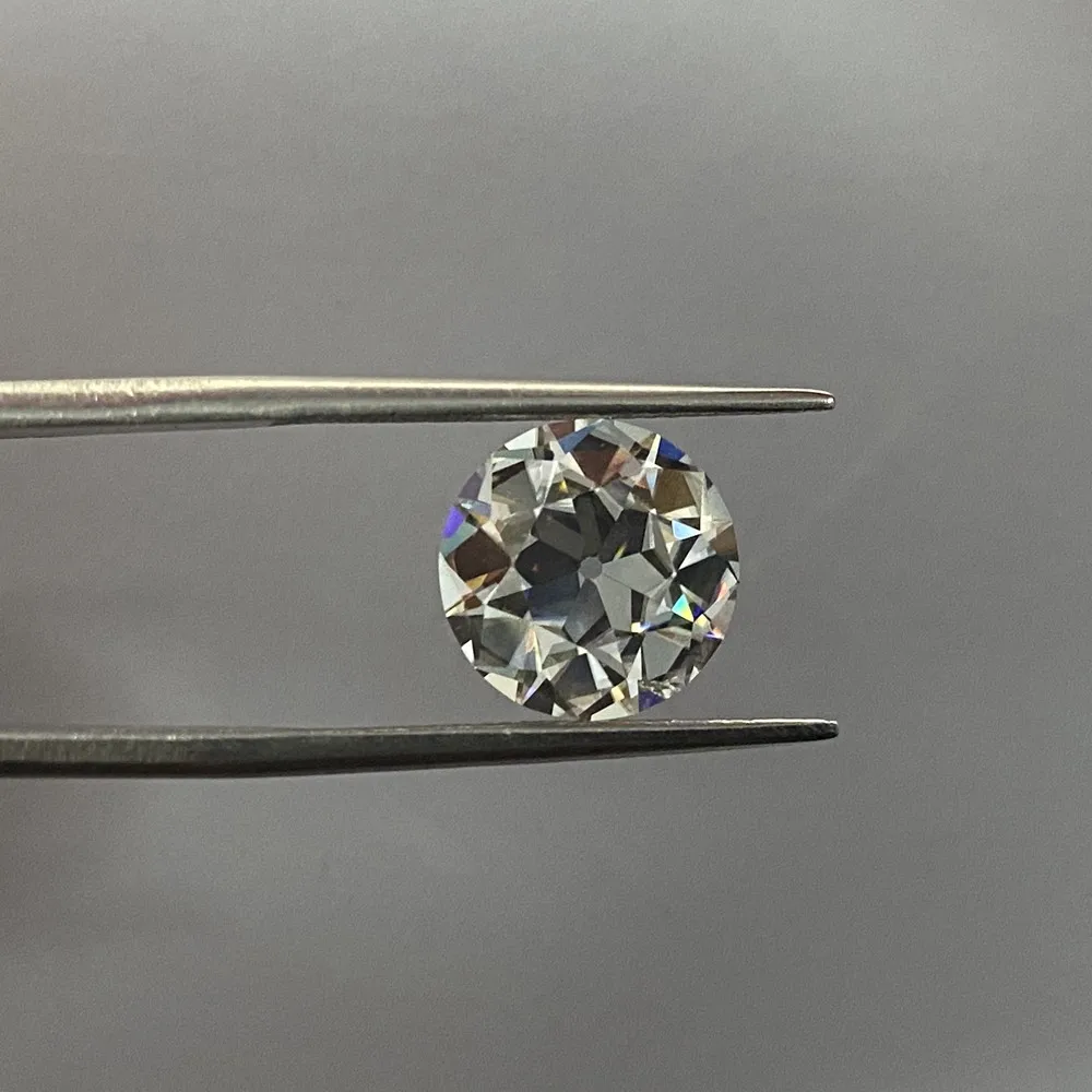 Meisidian 10mm 4 Karat D VVS1 Round Old European Cut Loose Moissanite Diamond Price 4