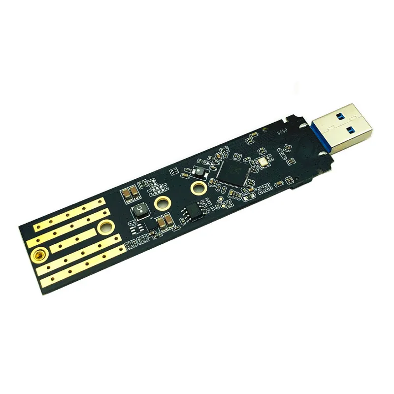 M.2 to USB 3.1 SSD Adapter M.2 NVME PCIe SATA Dual Protocol RTL9210B SSD Board 2230 2242 2260 2280 NVME SATA Adapter hard drive adapter ssd adapter