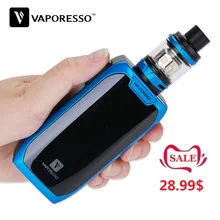 220 Вт Vaporesso Мститель TC комплект W/2 мл NRG мини-бак и OLED 0,96 дюймовый дисплей без 18650 батареи Vs Vaporesso Люкс/Swag 2