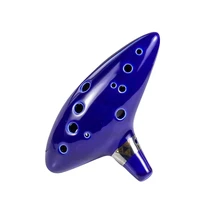 Ocarina au four en céramique, 12 trous, Alto C légende de l'ocarina du temps, flûte, Instruments de musique, cadeau artisanal