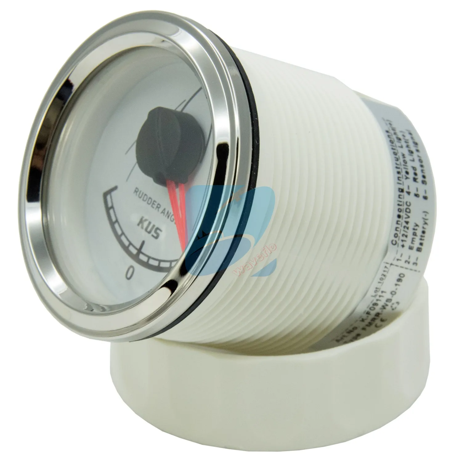 KUS лодка руля указатель угла W/двойная станция датчик поворота 0 190ohms|indicator|indicator gauge