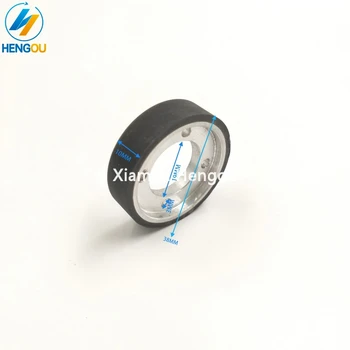 

10 Pieces High Quality F4.614.555 CD74 XL105 Offset Printing Machine Friction Wheel Size 38x19x10mm