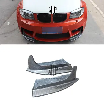 

E82 1M 1 Series Coupe High Quality Carbon Fiber Auto Car Front Bumper Aprons Side Splitter For BMW E82 1M Car Styling 04-10