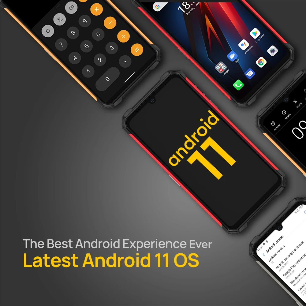 Rugged Smartphone Ulefone Armor 8 Pro 6GB/8GB+128GB Android 11 5580mAh NFC/IP68/4G / GPS/Waterproof Mobile Phone IP68 Smartphone