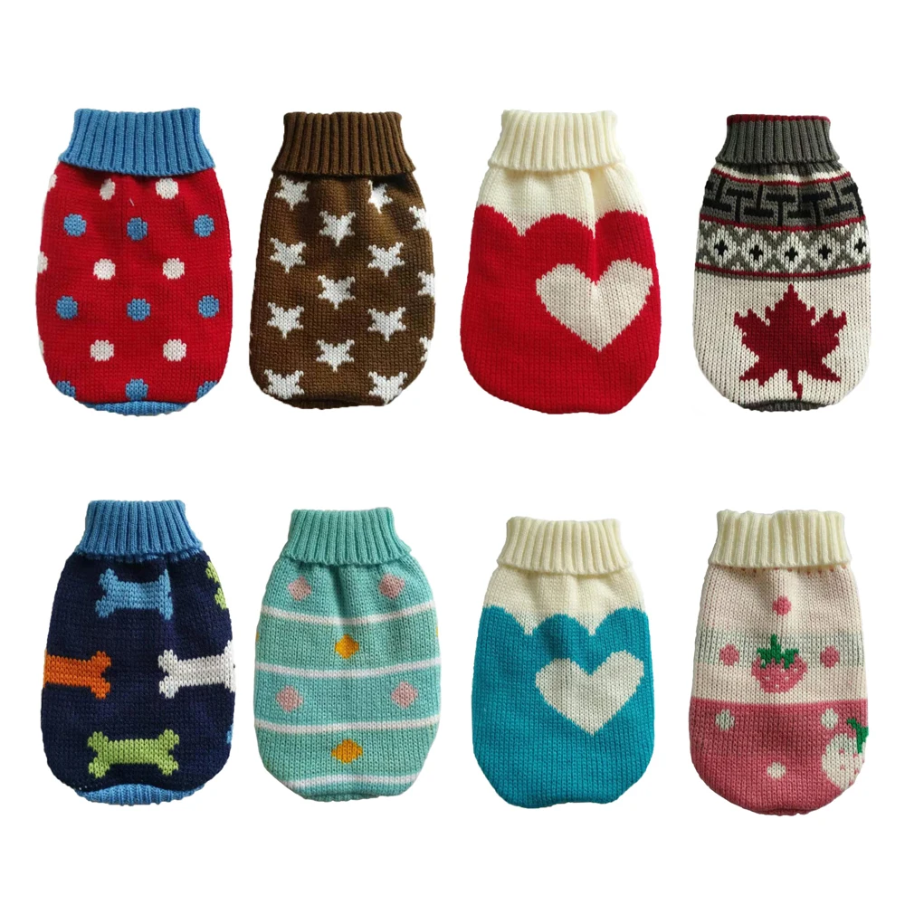 

Christmas Puppy Sweater French Bulldog Coat Soft Warm Pet Jackets Autumn Winter Clothes For Small Dogs Cats Chihuahua Clothing