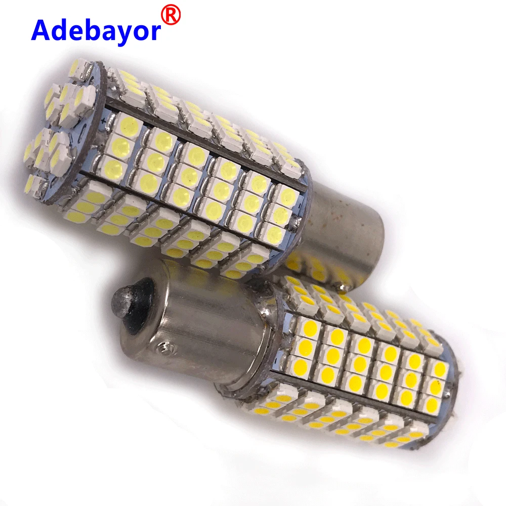 20 шт./лот 1156 BA15S p21w 120 SMD 3528 светодиодный задний тормозной светильник, Задний сигнал поворота, стояночный, дневной, ходовой, светодиодный, 12 В, белый