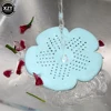 Anti-blocking Silicone Sink Drain Bathtub Hair Filter Creative Star SewerOutfall Strainer Filter kitchen gadget device sets 5