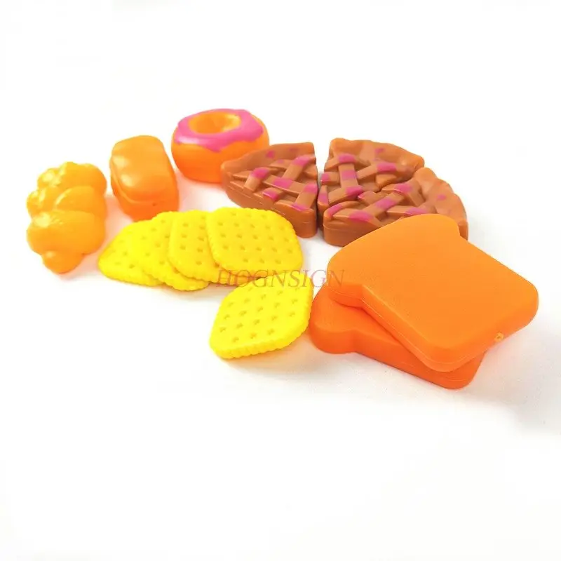 

13pcs simulation food Play Toys House for Children Biscuits Rolled bread emulation vegetables vegetables toys