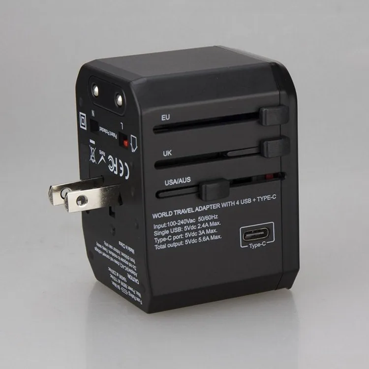 WTA-788C Универсальное автомобильное USB Преобразование гнезда порт вилка аксессуар для авто Путешествия зарядное устройство iphone Xiaomi huawei samsung смартфон - Название цвета: WTA-788C