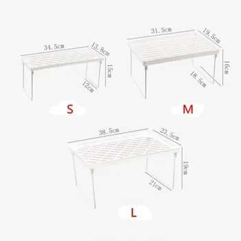

Multipurpose Rack Plastic Foldable Debris Desktop Rack Kitchen Storage Rack Shelf For Kitchen Flavoring Organizer Home Storage