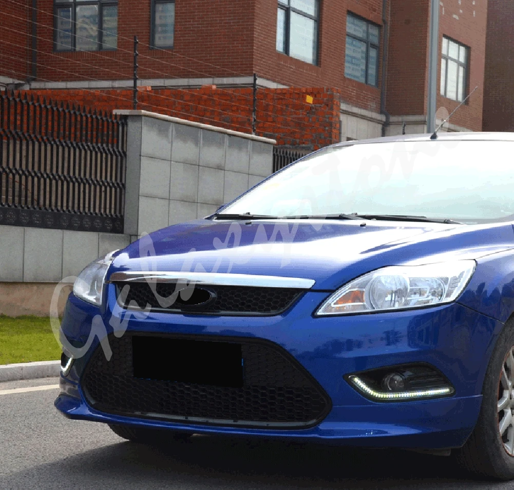 Для Ford Focus хэтчбек седан 2009 2010 2011 2012 спереди и нижняя решетка бампер для пчелиных сот