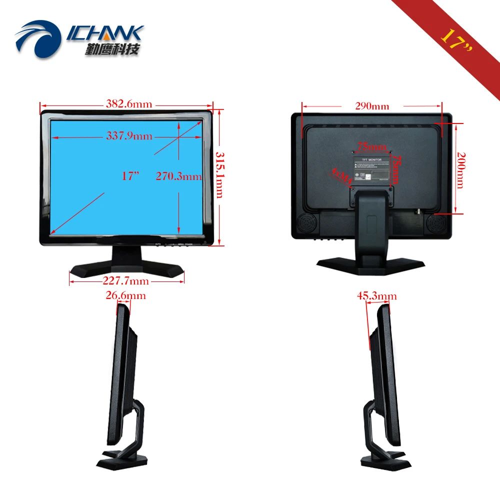ZB170JN-59/17 &ġ 1280x1024 HDMI BNC VGA  Ŀ PC  ÷ LCD ȭ USB U ũ ũž  