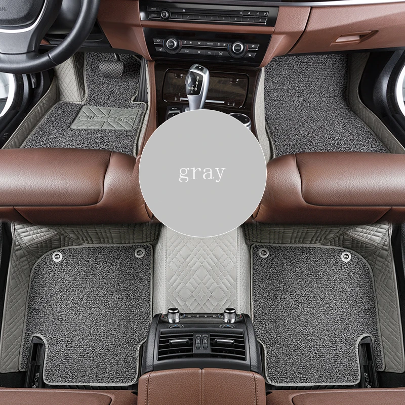 

WLMWL Car Floor Mats For Lincoln all models MKZ MKC MKS MKX auto accessories car styling Car Carpet Covers foot mat floor mats