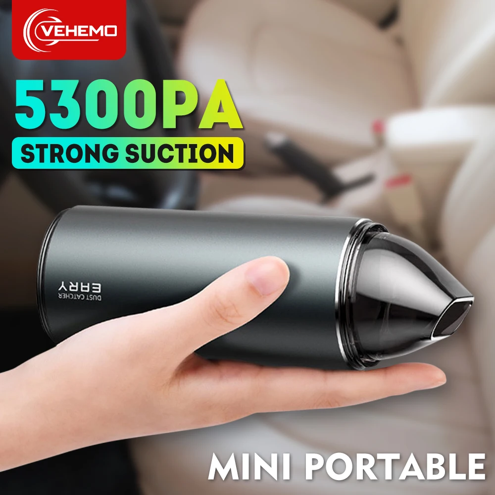автомобильный пылесос Автомобильный беспроводной USB 5300Pa 2000 mAh портативный мини