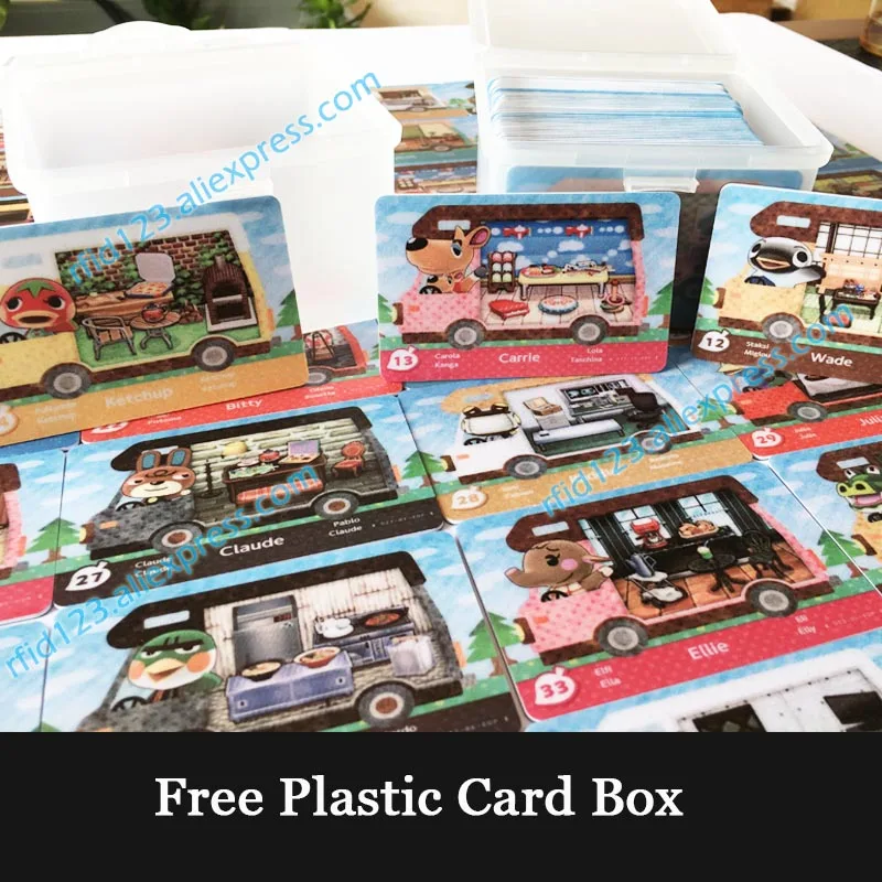 

Animal Crossing Stickers Amiibo Amibo Card Nfc Ntag215 NFC Amiibo Card Animal Crossing New Leaf Welcome Full Set-50 Pieces
