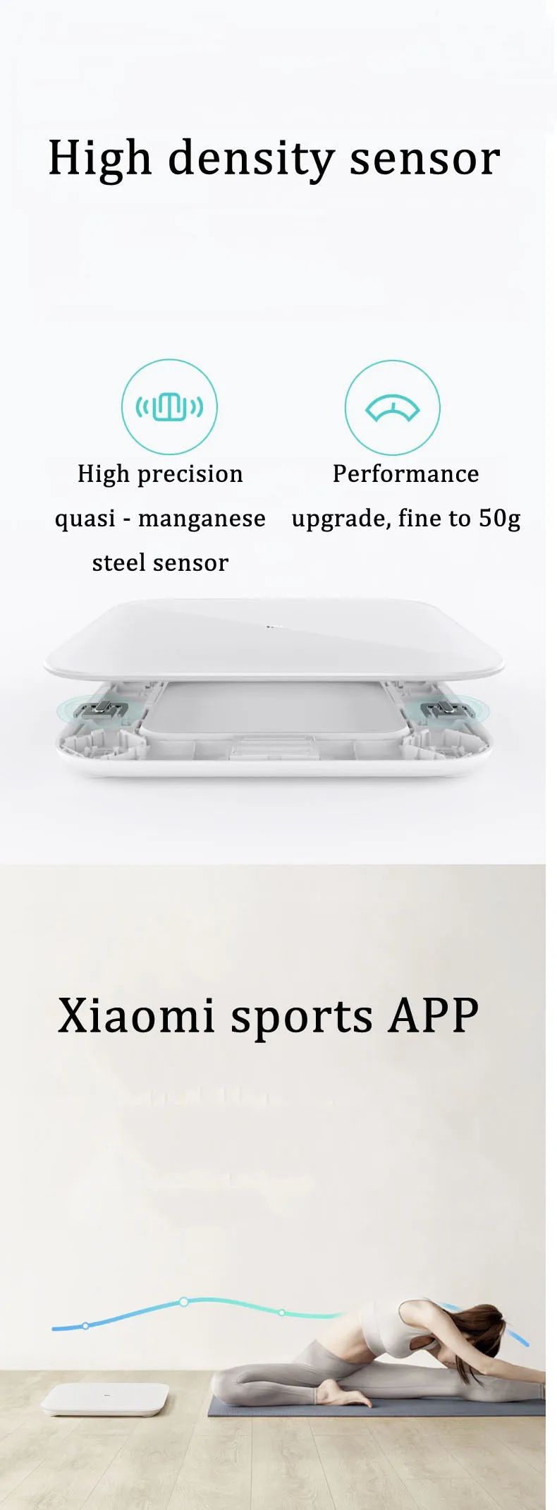 Xiaomi Smart Balance 2 Здоровый Bluetooth 5,0 Цифровой баланс поддерживает Android 4,3 Ios 9 Mifit приложения