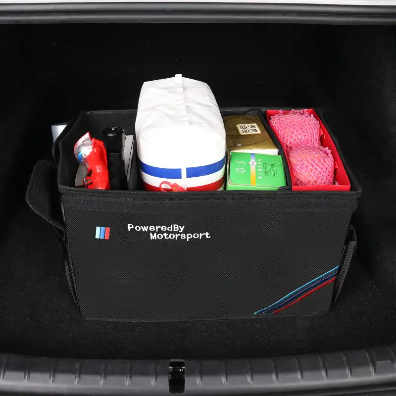 多機能オックスフォード布折りたたみトランク収納ボックス車のオーガナイザーバッグ蓋大容量bmw車のアクセサリー 後片付け Aliexpress