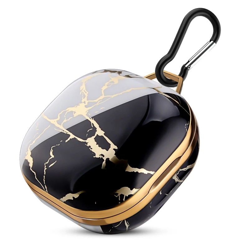 Migliori Offerte Custodia Per Auricolari In Marmo Elettrolitico Di Lusso Per Samsung Galaxy Buds Scatola Protettiva Per Cuffie Bluetooth Wireless Live