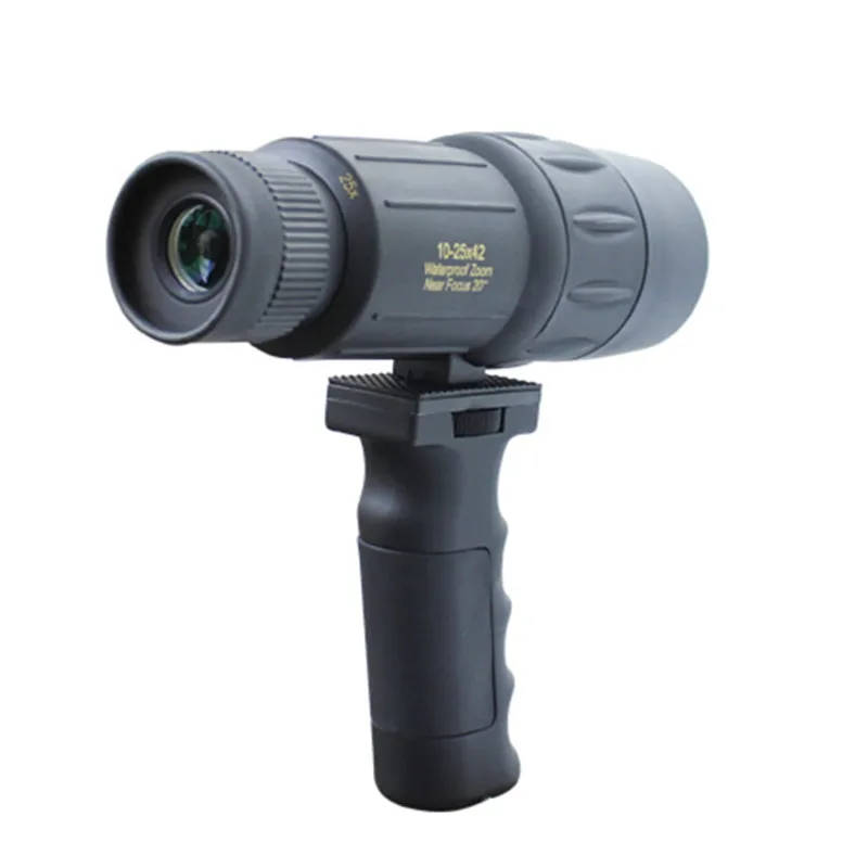 Visionking HD мощность низкий уровень света ночное видение 10-25 время непрерывное Масштабирование 10-25X42 ручной зум один телескоп V10-25X42
