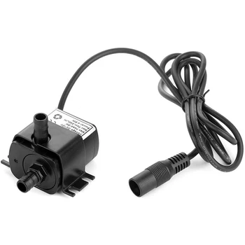 

12 Volt Small Mini Submersible Water Pump for DIY Swamp Cooler PC CPU Water Cooling Fountain Water Fall 63 GPH