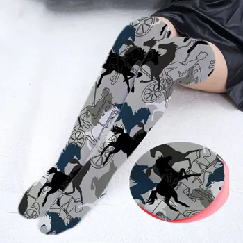 

2019 Fashion Stockings Women Casual Thigh High Over Knee High Socks Summer Female Polyester Long Knee Stockings 6JQ-SW45