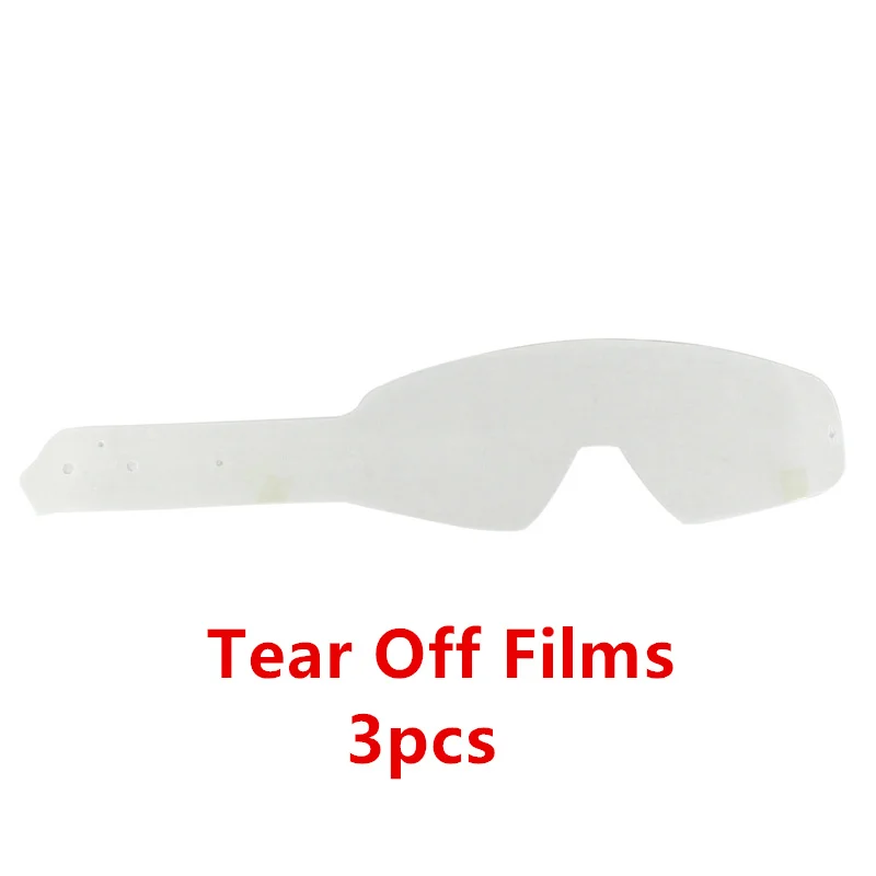 3pcs tear off films Очки для мотокросса по пересеченной местности Gafas Mx Lunette Flamme Atv Googles Dirt Bike Occhiali Moto Lunette Ski Antiparras очки для квадроцикла - Цвет: 3pcs tear off films