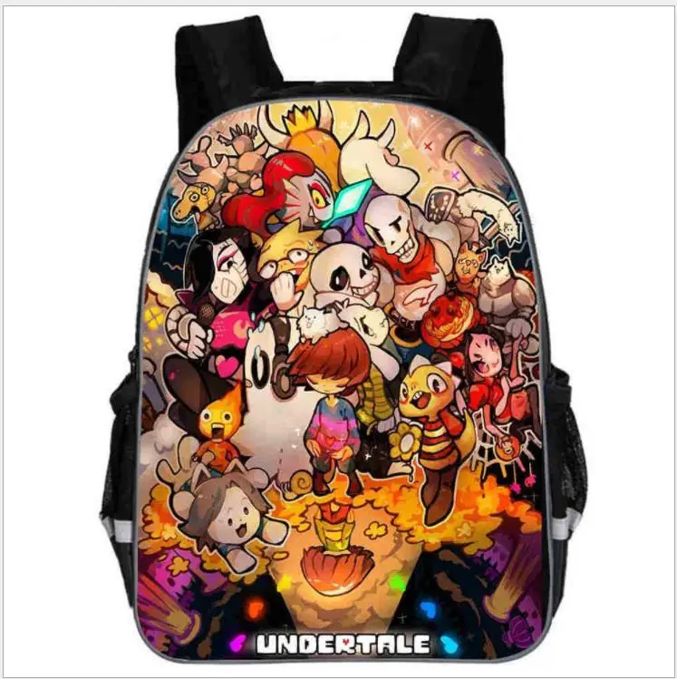 

Undertale Backpack Boys School Bags Cartoon Back Pack Games Backpacks Fashion Bookbags for Children Kindergarten Mochilas