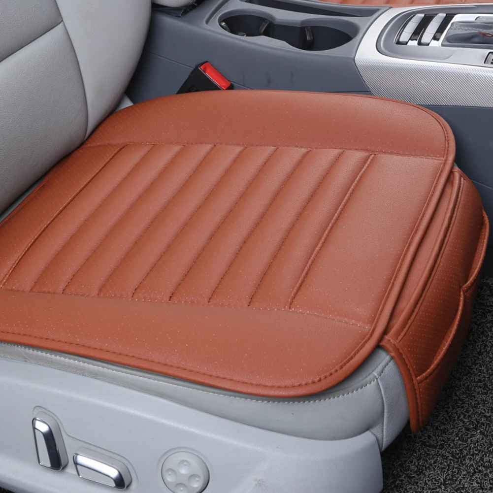 Дышащий чехол из искусственной кожи для летнего автомобильного сиденья кожаный